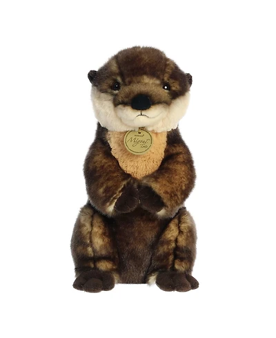 Aurora Medium Sitting Pretty River Otter Miyoni Tots Adorable Plush Toy