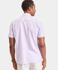 Club Room Men's Double Pocket Oxford Short-Sleeve Shirt, Macy's Exclusive