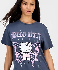 Grayson Threads, The Label Juniors' Hello Kitty Butterfly Graphic-Print Tee