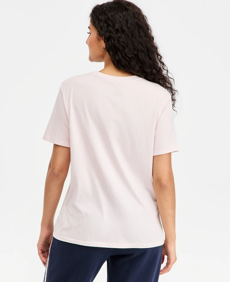 Love Tribe Juniors' Hello Kitty Grid Crewneck Tee