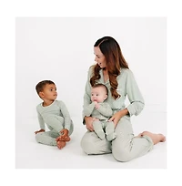 Motette Toddler Boys Evergreen Stripe Pajama Set