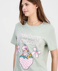 Love Tribe Juniors' Strawberry Shortcake Crewneck Tee
