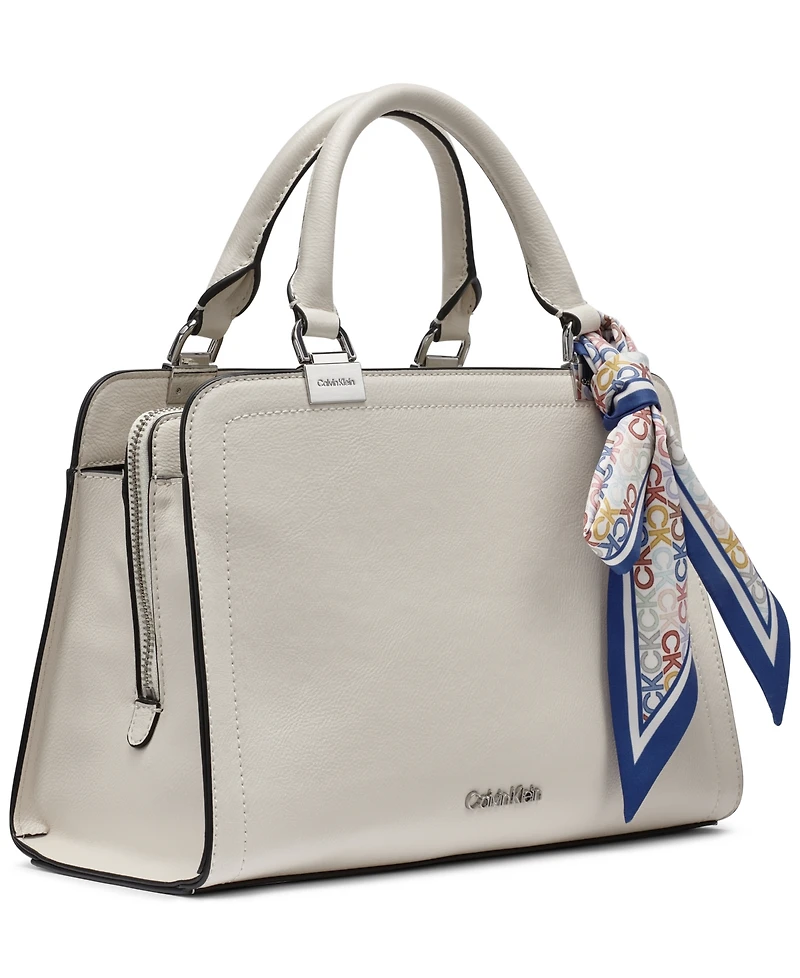 Calvin Klein Azalea Small Adjustable Satchel Handbag