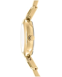 Dkny Women's Half Bangle Quartz Gold-Tone Stainless Steel Watch 26mm