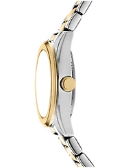 Dkny Women's Logo Quartz Two-Tone Stainless Steel Bracelet Watch 28mm Gift Set