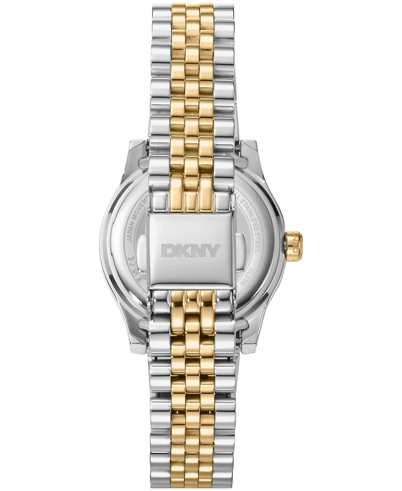 Dkny Women's Essentials Quartz Two-Tone Stainless Steel Bracelet Watch 28mm