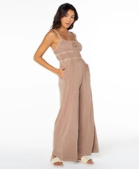 Roxy Women's Clover Sleeveless Square Neck Jumpsuit