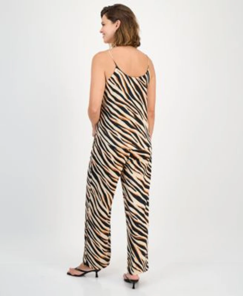 Bar Iii Scoop Neck Camisole Wide Leg Pants Macys Exclusive
