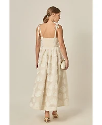 English Factory Women's Shell Sleeveless Midi Dress