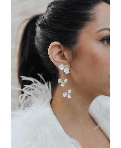 Untamed Petals Cove Crystal Statement Earrings