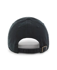 '47 Brand Men's Minnesota Timberwolves Black on Black Clean Up Adjustable Hat