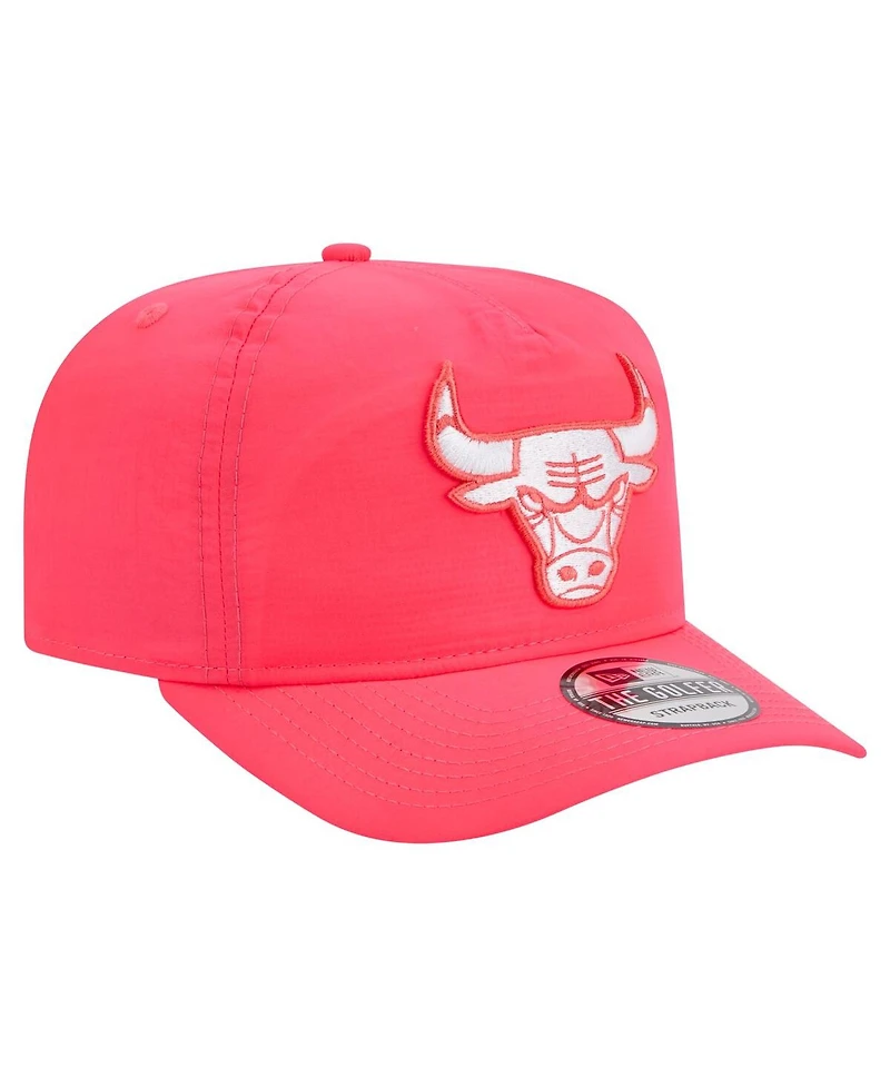 New Era Men's Pink Chicago Bulls Injection Everyday Golfer Adjustable Hat