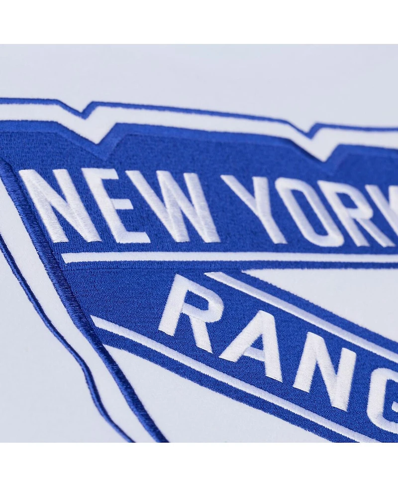 Mitchell & Ness Men's White New York Rangers Arctic Fleece Hoodie
