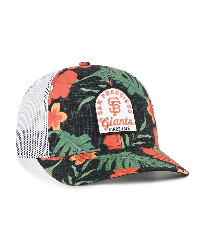 '47 Brand Men's Black San Francisco Giants Tei Beachside Adjustable Trucker Hat