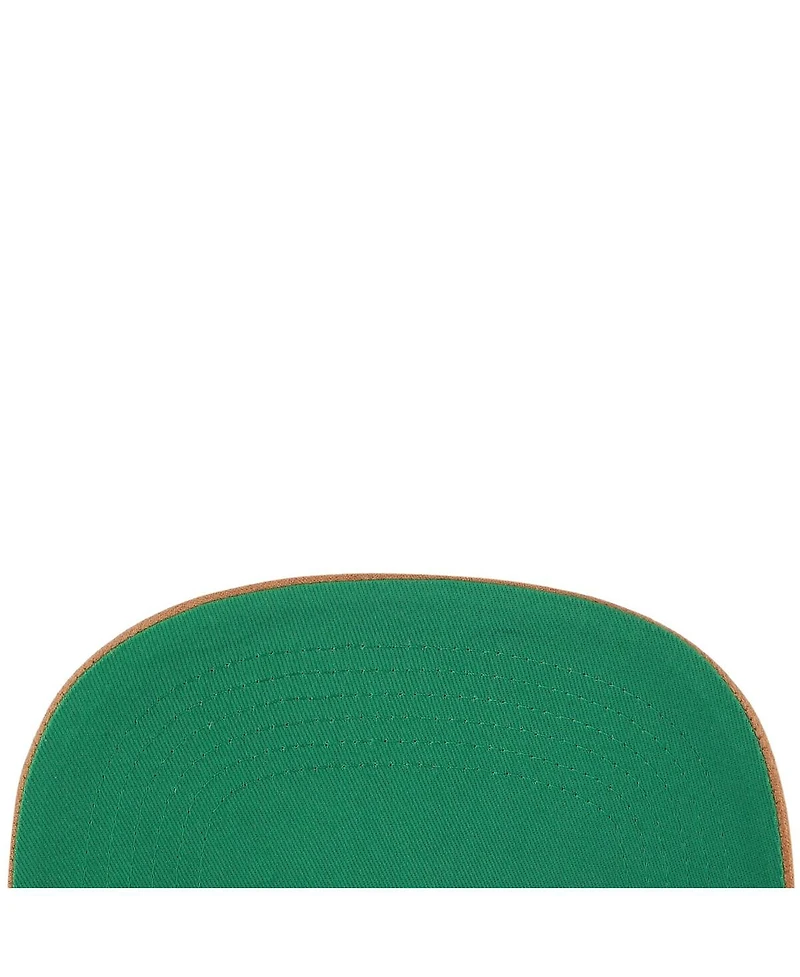 '47 Brand Men's Red/Brown Cincinnati Reds Cooperstown Break Wood Suede Hitch Adjustable Hat