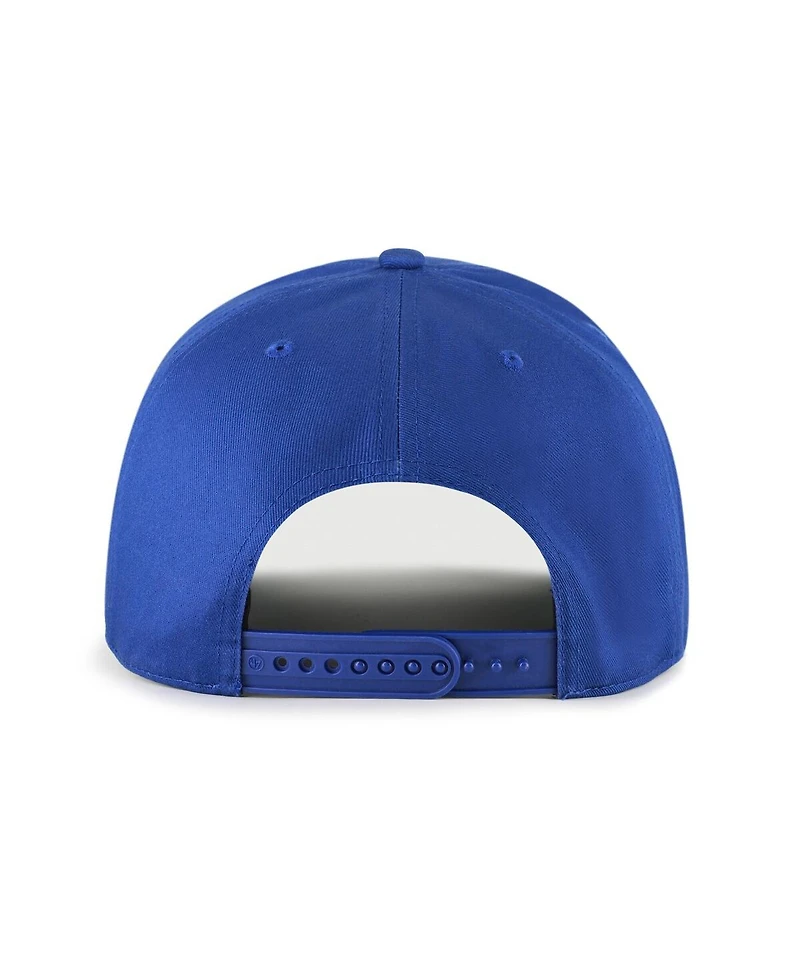 '47 Brand Men's Royal/Brown Texas Rangers Cooperstown Break Wood Suede Hitch Adjustable Hat