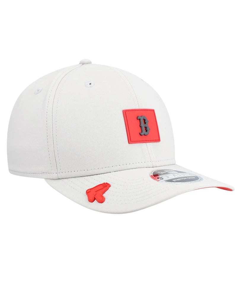 New Era Men's Gray Boston Red Sox 2026 Clubhouse 9SEVENTY Adjustable Hat