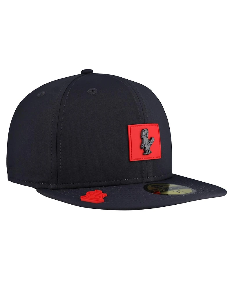New Era Men's Navy St. Louis Cardinals 2026 Clubhouse Alternate 59FIFTY Fitted Hat