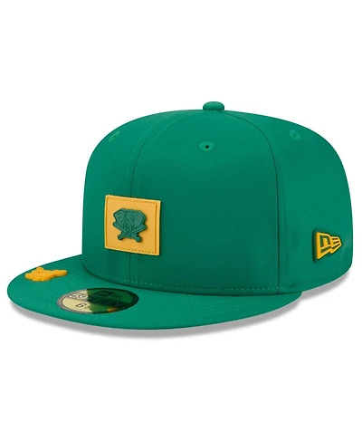 New Era Men's Green Athletics 2026 Clubhouse Alternate 59FIFTY Fitted Hat