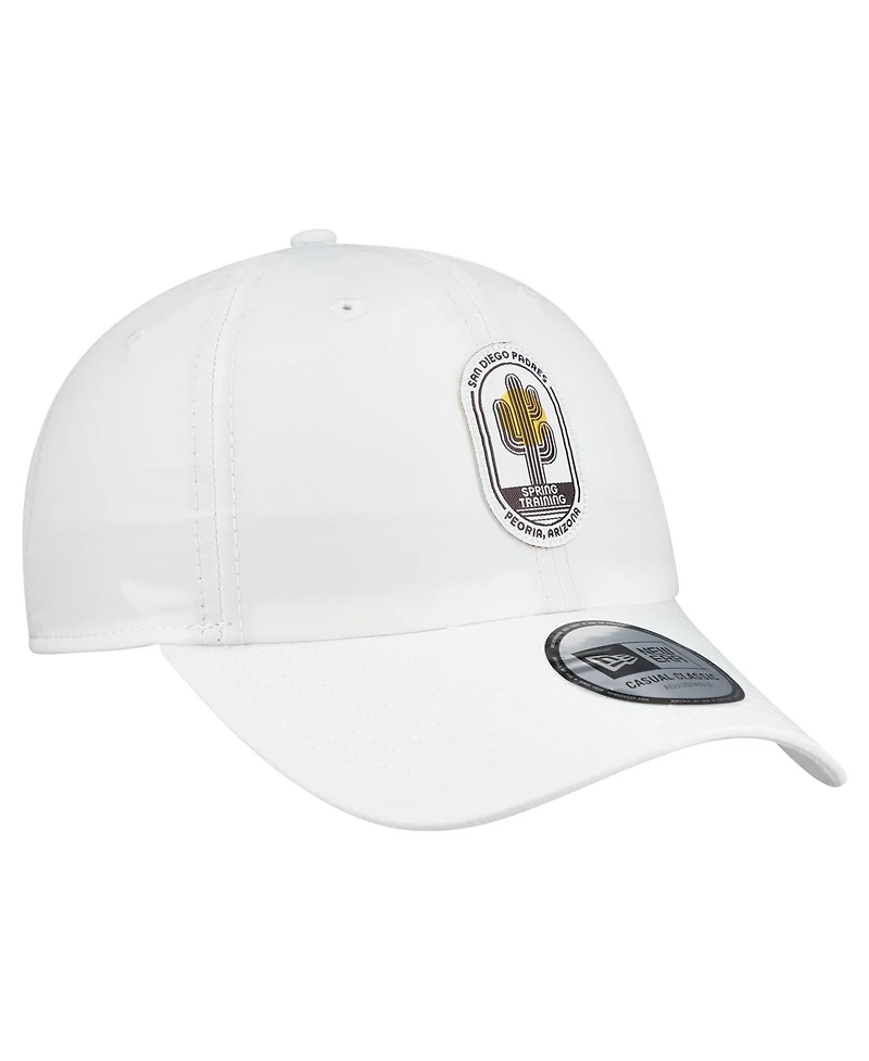 New Era Men's White San Diego Padres 2026 Spring Training Fan Pack Icon Casual Classic Adjustable Hat