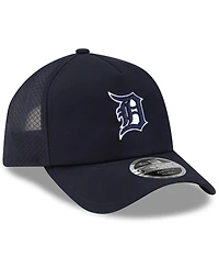 New Era Men's Navy Detroit Tigers 2026 Batting Practice Apex 9FORTY Adjustable Trucker Hat