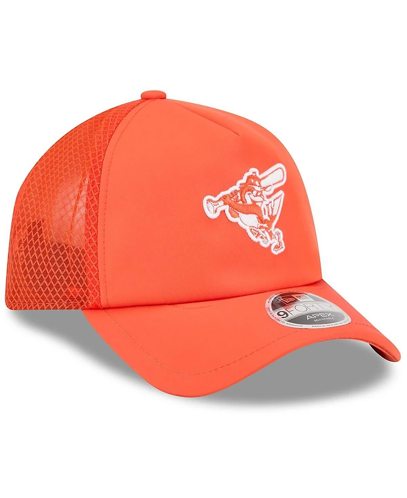 New Era Men's Orange Baltimore Orioles 2026 Batting Practice Alternate Apex 9FORTY Adjustable Hat