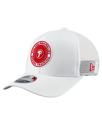 New Era Men's White Philadelphia Phillies 2026 Spring Training Fan Pack 9SEVENTY Adjustable Trucker Hat