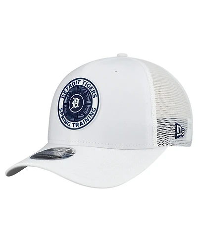 New Era Men's White Detroit Tigers 2026 Spring Training Fan Pack 9SEVENTY Adjustable Trucker Hat