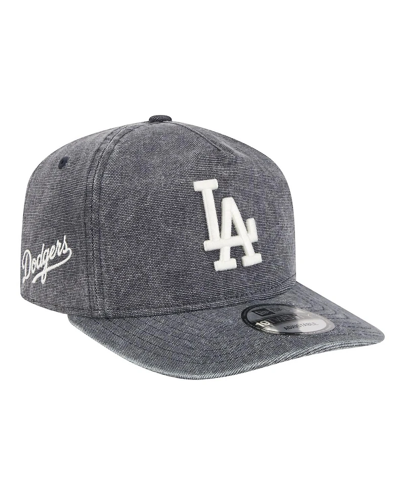 New Era Men's Navy Heather Los Angeles Dodgers Denim Classic 19TWENTY Adjustable Hat