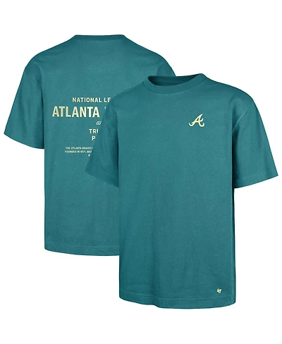 '47 Brand Men's Hunter Green Atlanta Braves Leon Foundation T-Shirt