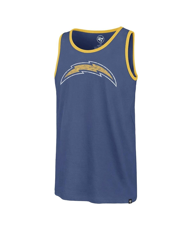 '47 Brand Men's Powder Blue Los Angeles Chargers Premier Franklin Tank Top