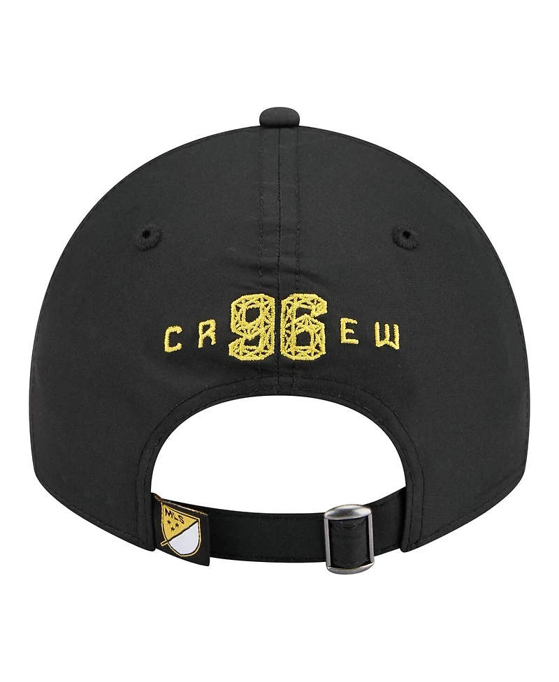 New Era Men's Black Columbus Crew 2026 Jersey Hook 9TWENTY Adjustable Hat