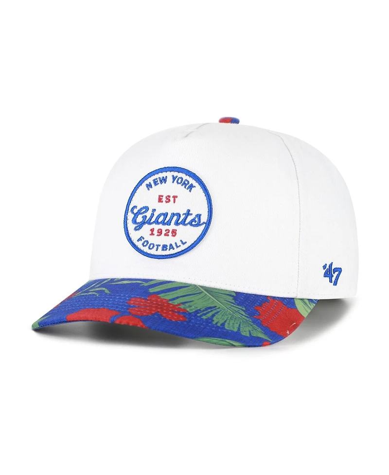 '47 Brand Men's White/Royal New York Giants Beach Side Hitch Adjustable Hat