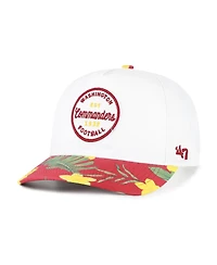'47 Brand Men's White/Burgundy Washington Commanders Beach Side Hitch Adjustable Hat
