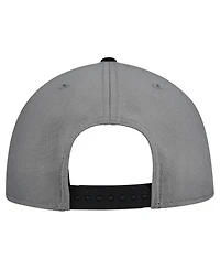 New Era Men's Gray Chicago Bulls Core Logo Storm Gray Two-Tone 9FIFTY Snapback Hat
