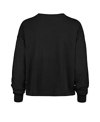 '47 Brand Women's Black Ohio State Buckeyes Stacked Sydney Long Sleeve T-Shirt