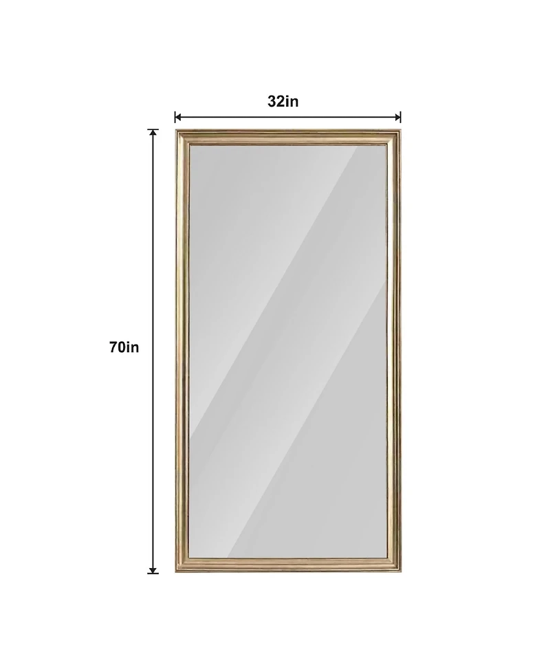 Busdays 70 x 32 Inch Full Length Floor Mirror Ps Frame Large Wall Mounted or Leaning Body Mirror for Bedroom Living Room Entryway