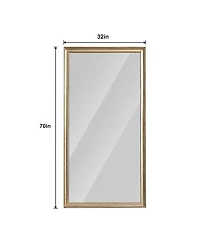 Busdays 70 x 32 Inch Full Length Floor Mirror Ps Frame Large Wall Mounted or Leaning Body Mirror for Bedroom Living Room Entryway