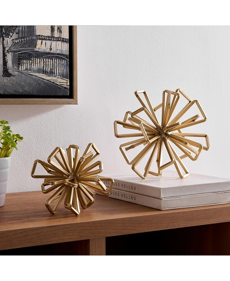 Danya B Geometric Starburst 2-Piece Sculpture Set