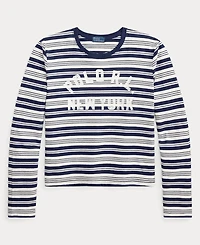 Polo Ralph Lauren Women's Striped Crewneck Long-Sleeve T-Shirt