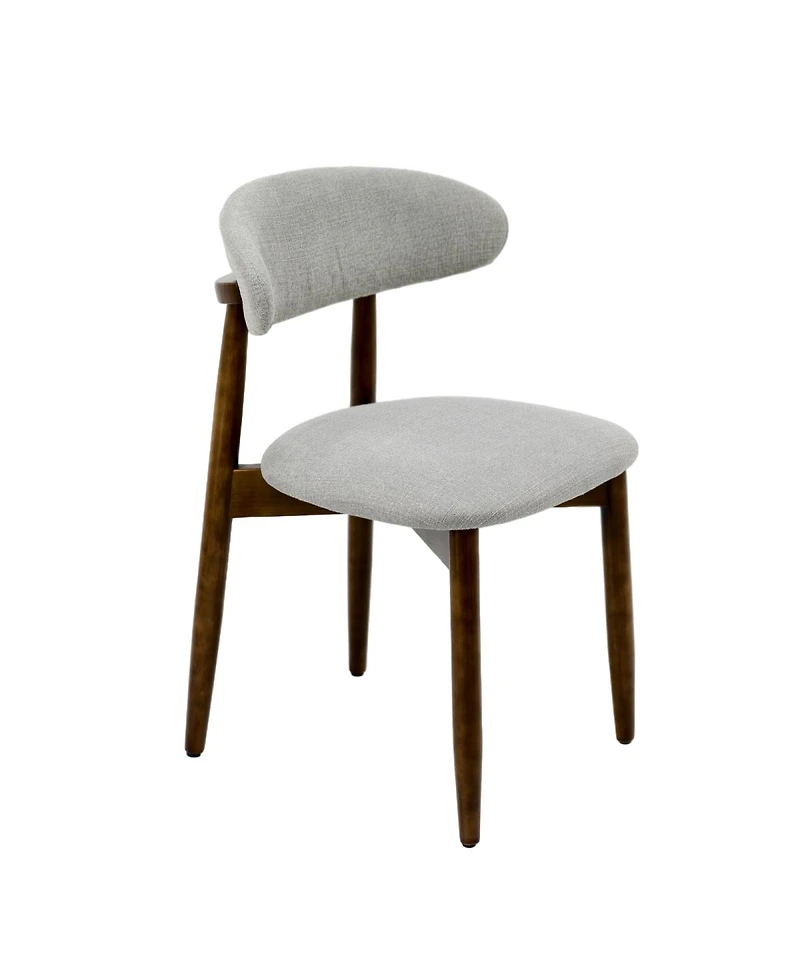 Streamdale Furniture Fabric Dining Chairs Set of 2.