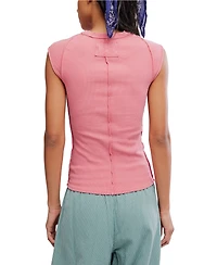 Free People Women's Ever Had Cap-Sleeve T-Shirt