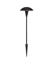 John Timberland Mushroom High Mid Century Modern 8-Piece Outdoor Landscape Path and Spot Lighting Set Porch Led Bulb