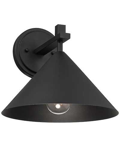 John Timberland Apex 9 High Modern Outdoor Wall Light Fixture Mount Porch House Dark Sky Textured Finish Metal