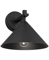 John Timberland Apex 9 High Modern Outdoor Wall Light Fixture Mount Porch House Dark Sky Textured Finish Metal