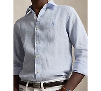 Polo Ralph Lauren Men's Striped Linen Classic-Fit Shirt