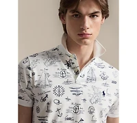 Polo Ralph Lauren Men's Custom Slim-Fit Nautical Mesh Shirt