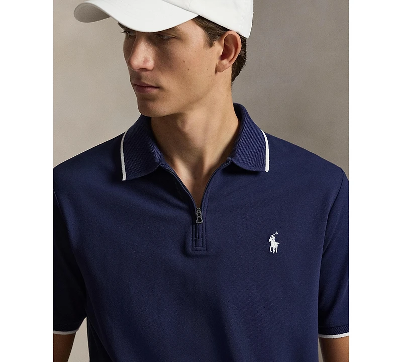 Polo Ralph Lauren Men's Classic-Fit Stretch Mesh Zip Shirt