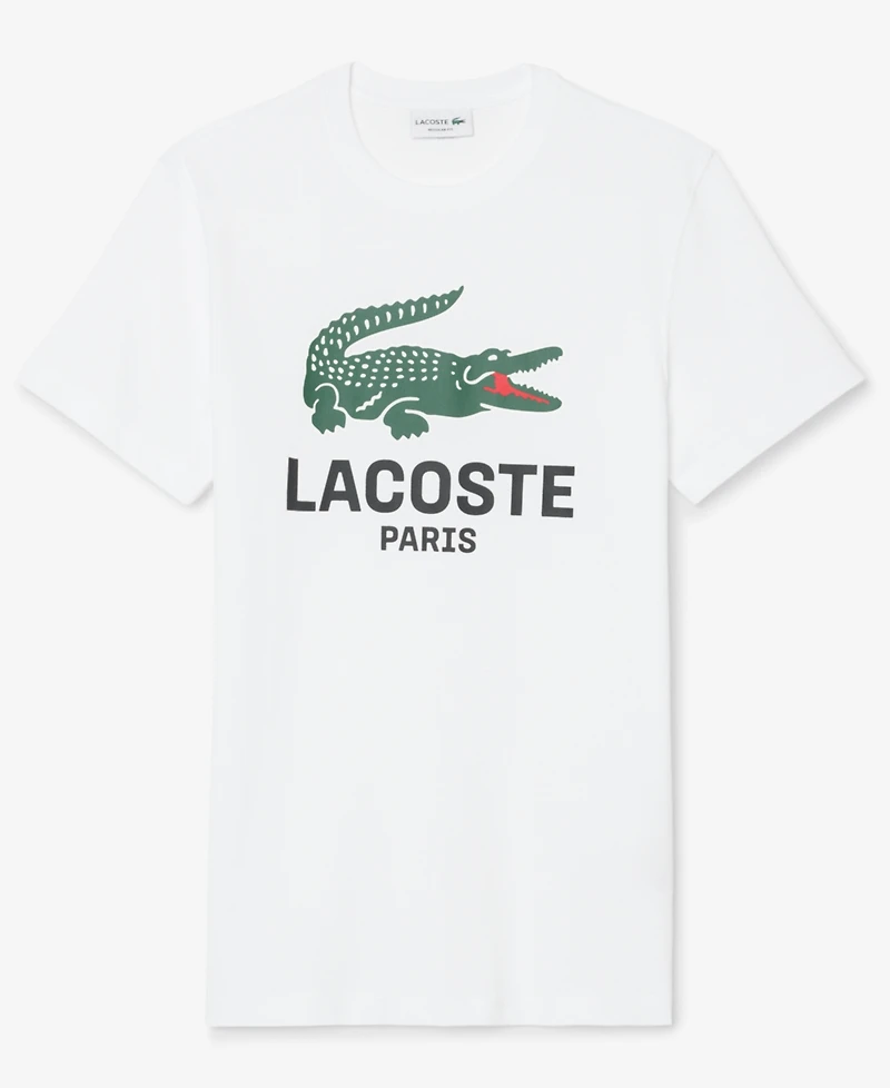 Lacoste Men's Crewneck Short-Sleeve Cotton T-Shirt
