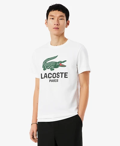 Lacoste Men's Crewneck Short-Sleeve Cotton T-Shirt
